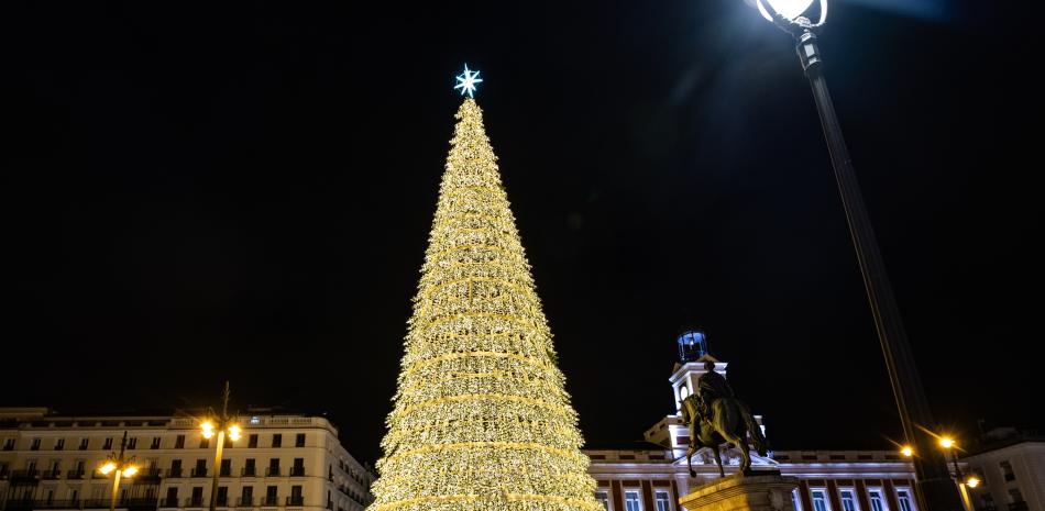 Imagen del árbol navideño de la puerta del Sol de Madrid.FOTO CEDIDA POR CIVITATIS