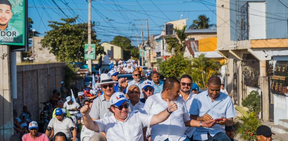 PRM en una caravana en Puerto Plata