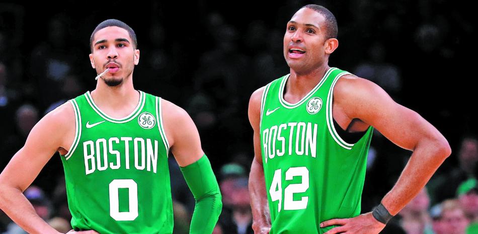 Jayson Tatum es la principal estrella de los Celtics. El dominicano Al Horford es uno de los principales complementos en el gran emblema que poseen los Celtics.