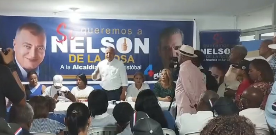 Nelson de la Rosa electo como candidato a alcalde en San Cristóbal por el Partido Revolucionario Moderno (PRM).