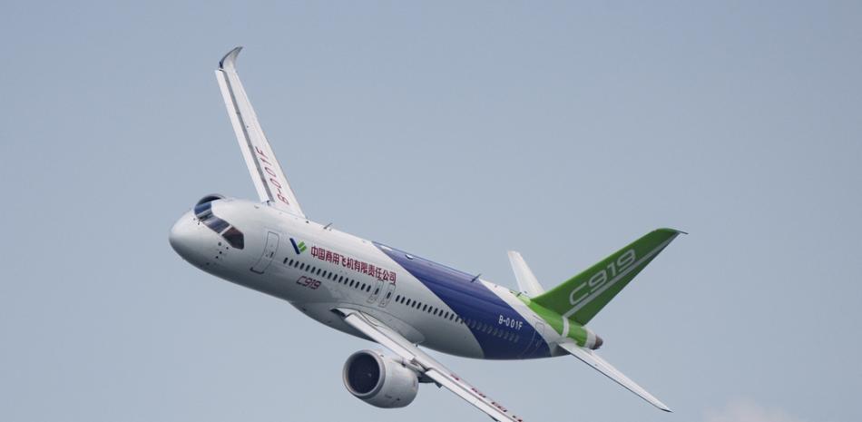 El avión COMAC C919 de China