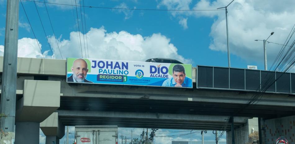 Propaganda política en Santo Domingo Este