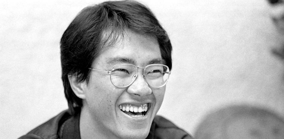 This black and white photo taken in May 1982 shows Japanese manga artist Akira Toriyama, whose death was announced on March 8, 2024. The creator of Japan's hugely popular and influential "Dragon Ball" comics and anime cartoons, Akira Toriyama, has died aged 68, his production team said on March 8, 2024. (Photo by JIJI Press / AFP) / Japan OUT
