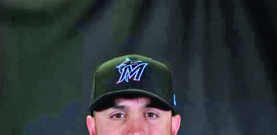 Luis "Pipe" Urueta, coach de Banca de los Marlins de Miami.