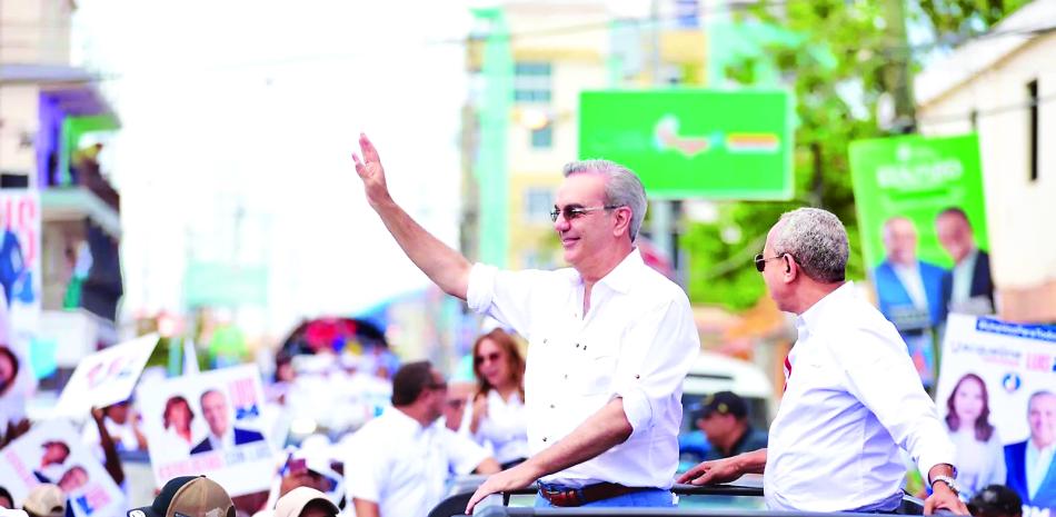 El presidente Luis Abinader estará en campaña electoral hoy y mañana en el Gran Santo Domingo.