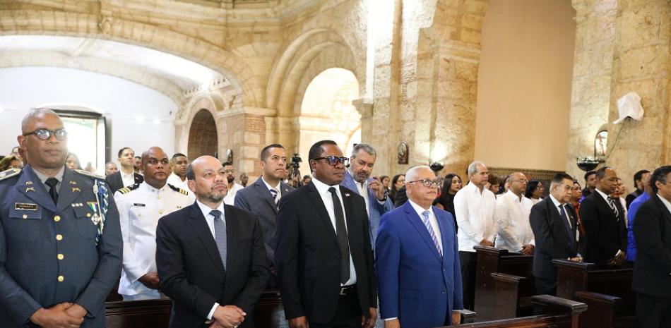 La eucaristía realizada en la Iglesia las Mercedes, presidida por el sacerdote Frankeli Rodríguez.