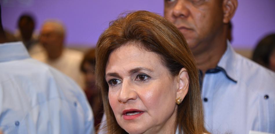 La vicepresidente de la República, Raquel Peña