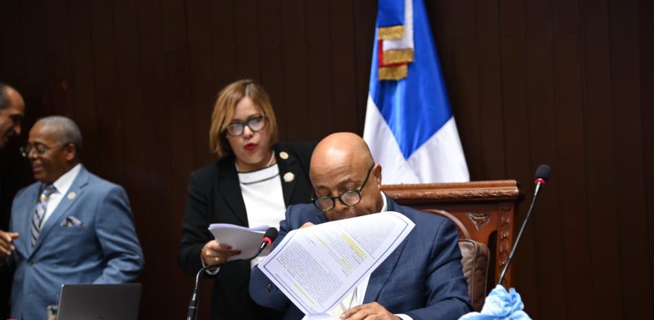 El presidente de la Cámara de Diputados, Alfredo Pacheco.