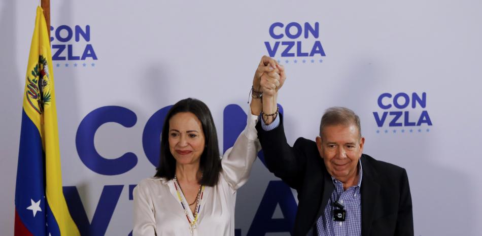 Edmundo González y María Corina Machado