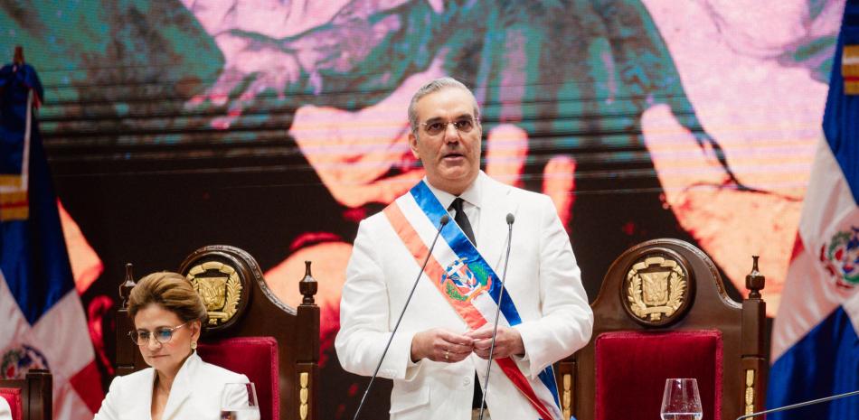 El presidente Luis Abinader