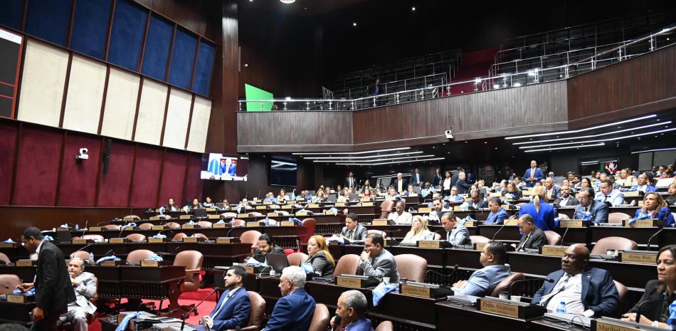 Fotografía muestra la Cámara de Diputados en este martes 1 de octubre de 2024.