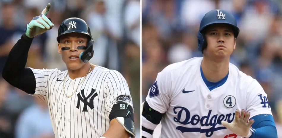 Aaron Judge y Shohei Ohtani son las figuras por las que girarian ambos conjuntos.