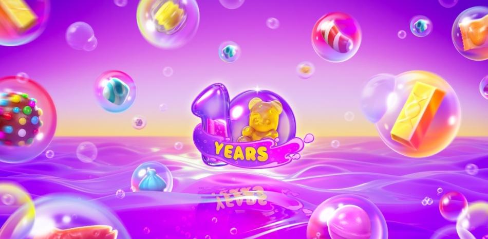 El 10ª aniversario de Candy Crush Soda Saga