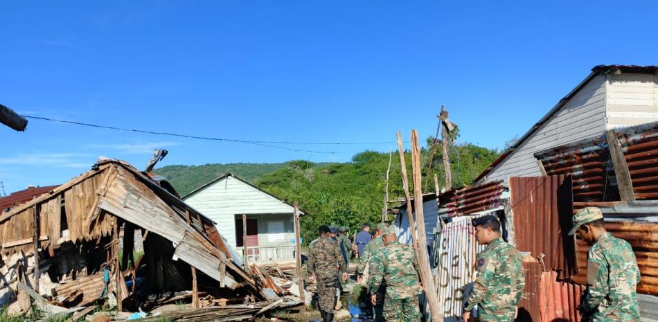 Desalojo en Luperón, Puerto Plata