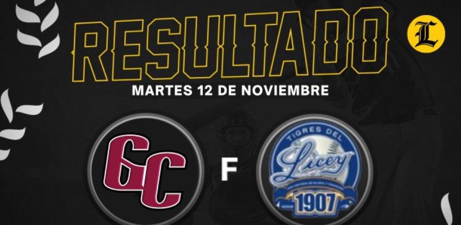 Resumen Gigantes del Cibao VS Tigres del Licey 13 de Noviembre del 2024