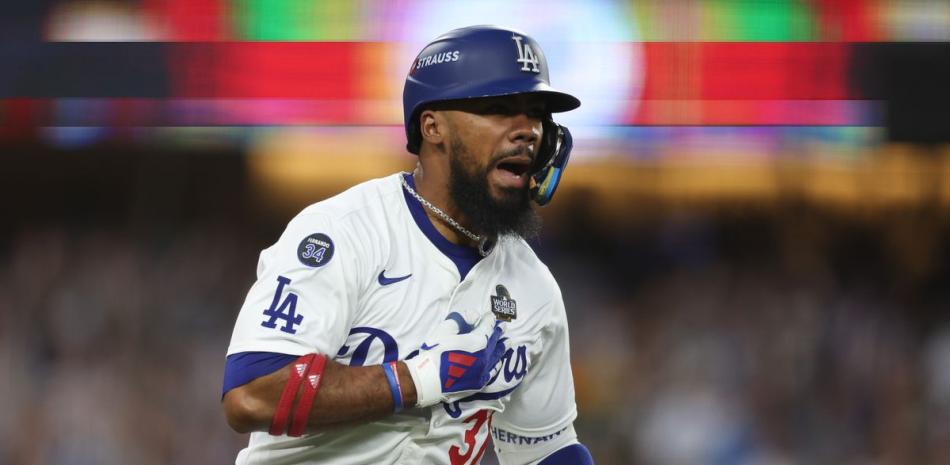 Teoscar Hernández fue clave en la corona conquista por los Dodgers el pasado octubre