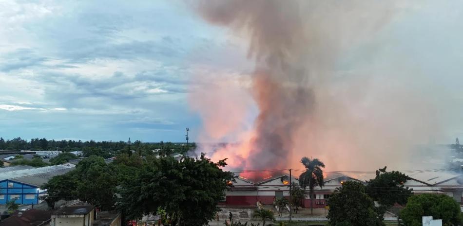 Incendio en tabacalera de San Pedro de Macorís