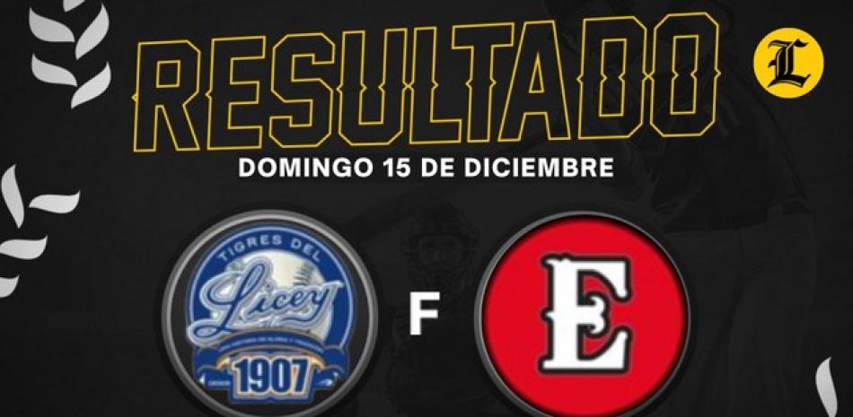 Resumen Tigres del Licey VS Leones del Escogido - 15 de Diciembre del 2024