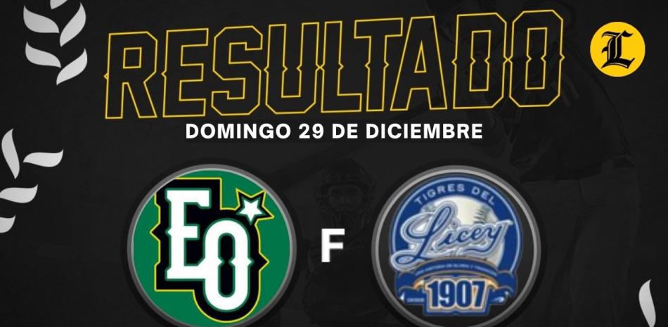 Resumen Tigres del Licey vs Estrellas Orientales | 29 Dic 2024 | Serie Regular Lidom