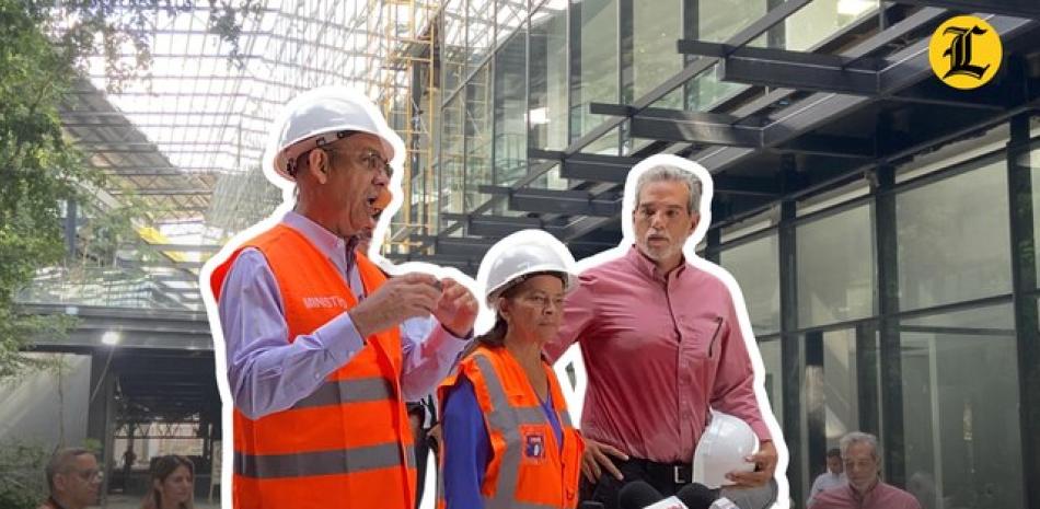 El ministro de Obras Públicas y Comunicaciones (MOPC), Deligne Ascención, realizó hoy una visita por las instalaciones del nuevo Palacio de Justicia llamado “Ciudad Judicial”, en Sabana Larga, Santo Este.