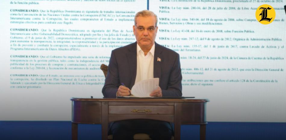 El presidente Luis Abinader no especificó las provincias ni ofreció mayores detalles sobre esas denuncias