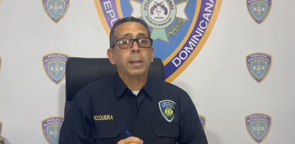 Diego Pesqueira, vocero de la Policía Nacional, habla de los allanamientos en Jarabacoa por el caso de Roldany Calderón
