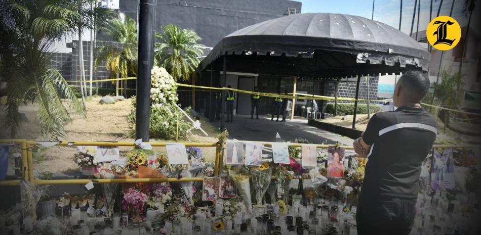 Honran a fallecidos del colapso de Jet Set con encendido de velas