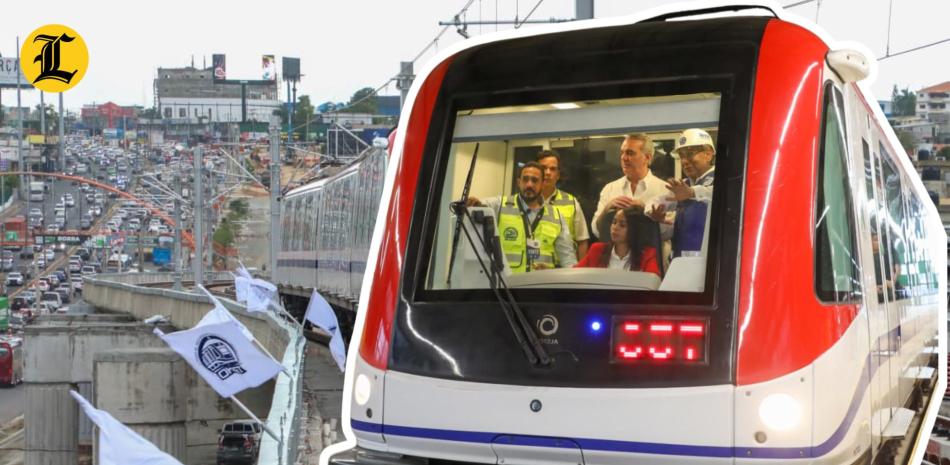 Recorrido de la linea 2-C del Metro desde el Kilómetro 9 hasta Los Alcarrizos