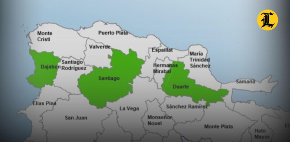 José Luis Germán, subdirector del COE, informó que, siguiendo el boletín del Instituto Dominicano de Meteorología (Indomet), los chubascos aislados y de corta duración permanecerán en algunos poblados.