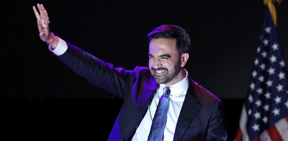 Zohran Mamdani, del partido Demócrata y quien se declaró socialista, ganó la Alcaldía de Nueva York.