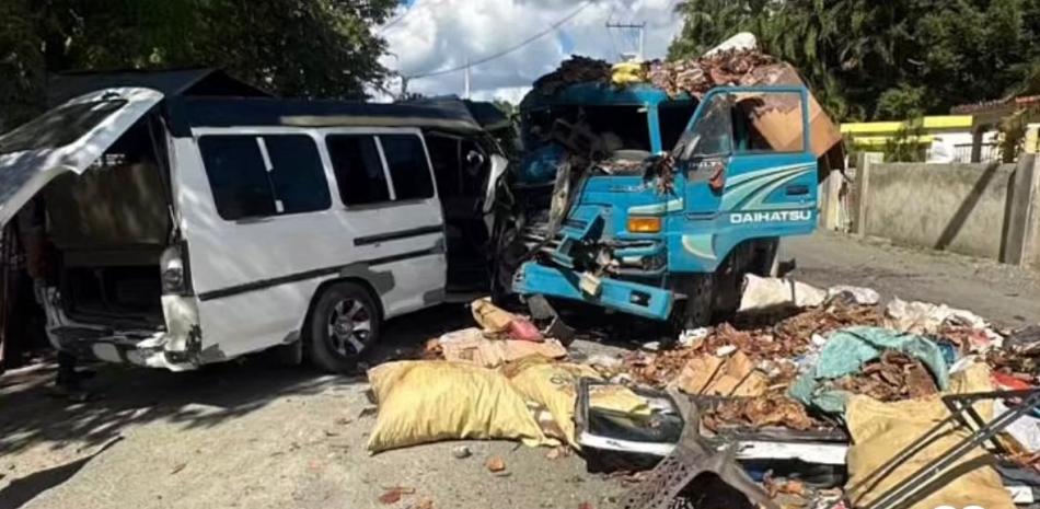 Esta imagen es una captura de pantalla de un vídeo publicado por la Defensa Civil.