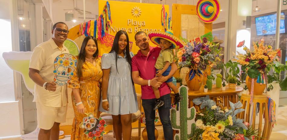 Judith Penza, María Polanco, Henry Polanco y Javier Vásquez.