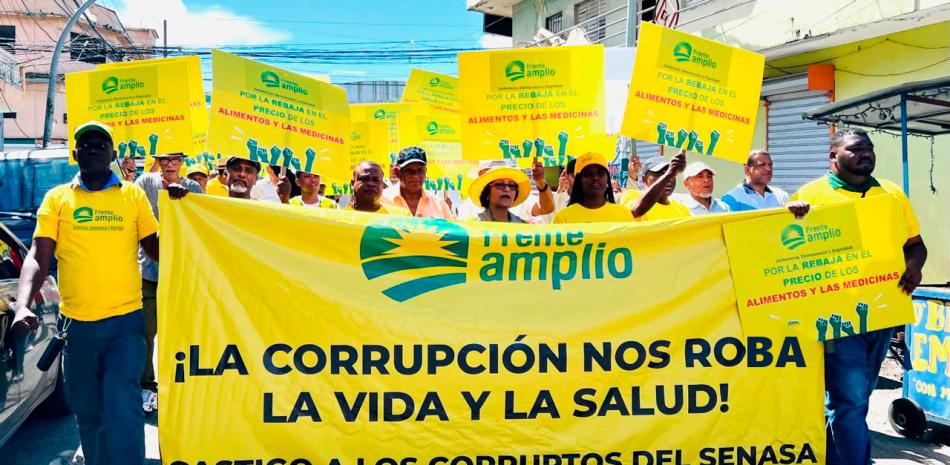 Frente Amplio convoca a marcha para exigir salida de militares de EEUU y castigo en caso Senasa