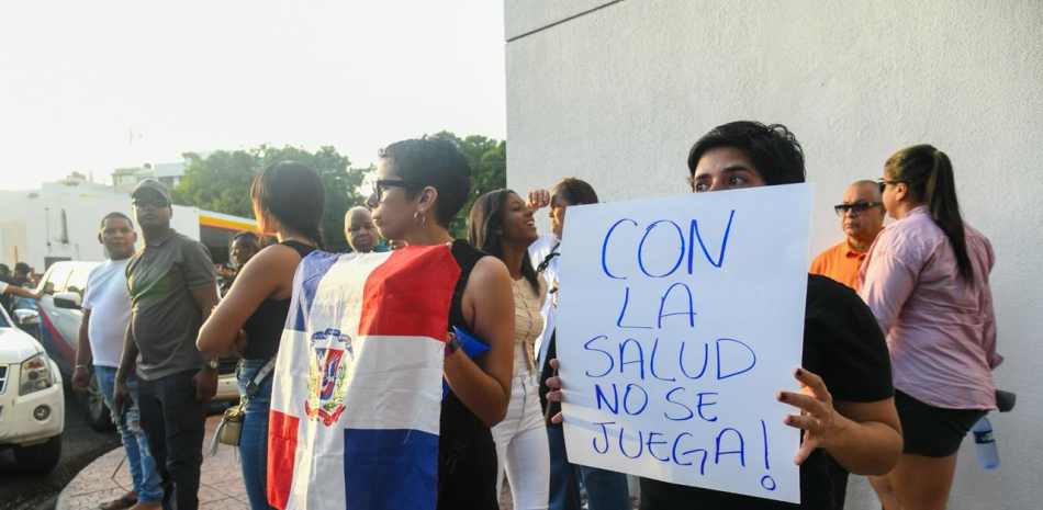 Protesta en Palacio de Justicia: “Si Hazim va para su casa, esto se prende en candela”