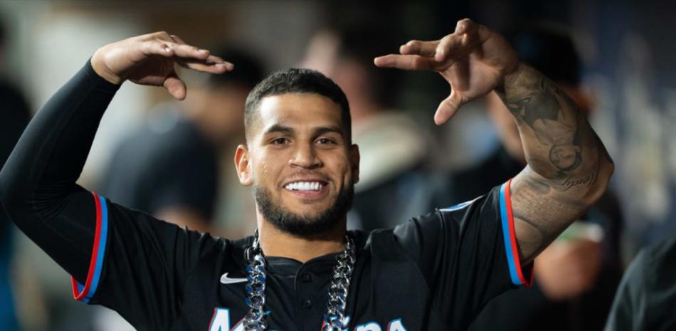 Agustín Ramírez tras ser subido por los Marlins no hubo forma de descender a las Menores, hoy es pieza fundamental en el club.