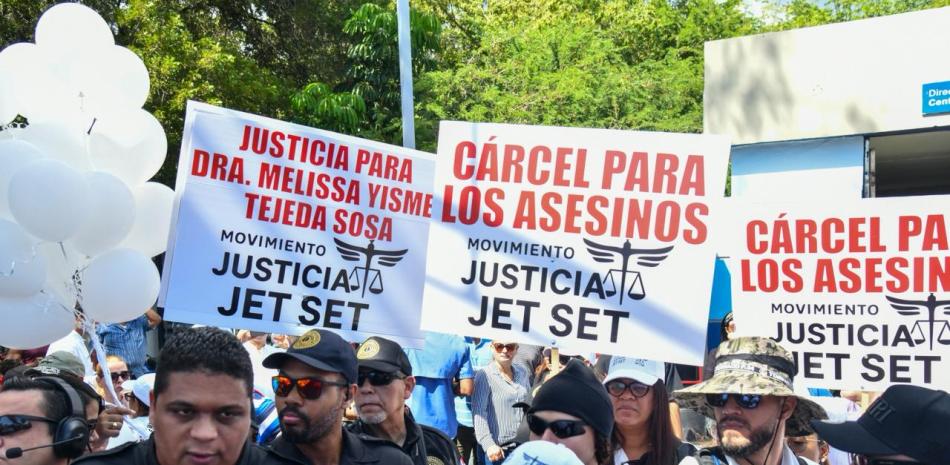 Marcha por víctimas en Jet Set