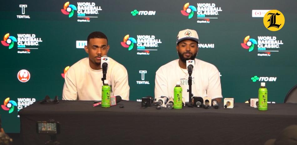 Junior caminero dice que no quiere que el Clásico se acabe y Julio Rodríguez que no hay enemigos chiquitos. En la rueda de prensa post juego de RD vs Nicaragua.

También le pude interesar estos videos:

Sergio Alcántara: "Vamos a Seguir batallando"
https://www.youtube.com/watch?v=Cscsh42uzF4

Ángel "Aroboy" Santana: "El Escogido es un legado y el legado continúa"
https://www.youtube.com/watch?v=PHQYoT5Wyvw

Miguel Tejada, Coach de Las Águilas Cibaeñas, Armando el Clasico Mundial
https://www.youtube.com/watch?v=K8uUu6SgEtU

10 preguntas rápidas para entender la final entre Escogido y Toros
https://www.youtube.com/watch?v=AxCJoL5clt0

¿Por qué LIDOM anuló un juego entre las Águilas y los Toros?
https://www.youtube.com/watch?v=Z9jH4q-GVbc

Más noticias en https://www.listindiario.com/el-deporte

Suscríbete al canal  https://bit.ly/335qMys

Síguenos
Twitter  https://twitter.com/ElDeporteListin

Facebook  https://www.facebook.com/listindiario 

Instagram https://www.instagram.com/listindiario/