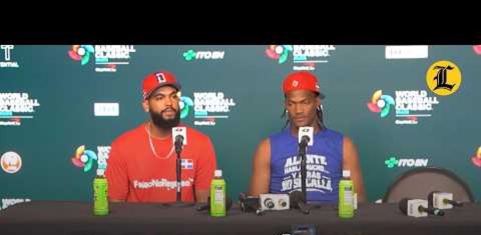 Dominicana: Abner Uribe y Seranthony Domínguez estan disponibles cuando Pujols los necesite

También le pude interesar estos videos:

Sergio Alcántara: "Vamos a Seguir batallando"
https://www.youtube.com/watch?v=Cscsh42uzF4

Ángel "Aroboy" Santana: "El Escogido es un legado y el legado continúa"
https://www.youtube.com/watch?v=PHQYoT5Wyvw

Miguel Tejada, Coach de Las Águilas Cibaeñas, Armando el Clasico Mundial
https://www.youtube.com/watch?v=K8uUu6SgEtU

10 preguntas rápidas para entender la final entre Escogido y Toros
https://www.youtube.com/watch?v=AxCJoL5clt0

¿Por qué LIDOM anuló un juego entre las Águilas y los Toros?
https://www.youtube.com/watch?v=Z9jH4q-GVbc

Más noticias en https://www.listindiario.com/el-deporte

Suscríbete al canal  https://bit.ly/335qMys

Síguenos
Twitter  https://twitter.com/ElDeporteListin

Facebook  https://www.facebook.com/listindiario 

Instagram https://www.instagram.com/listindiario/