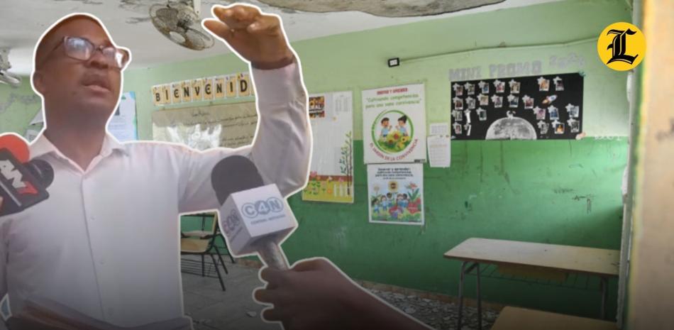 "La edificación es un local alquilado, donde el dueño realiza reparaciones menores; la magnitud de los daños supera estos esfuerzos", dijo el director del centro, Theodoro Díaz.<br /><br />https://listindiario.com/la-republica/educacion/20260326/protesta-liceo-alcarrizos-infraestructura-danada_899387.html