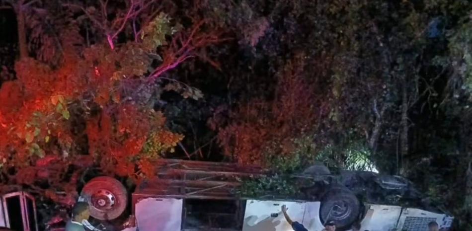 Accidente en el peaje de Guaraguao deja varios heridos en la autopista Samaná-Santo Domingo