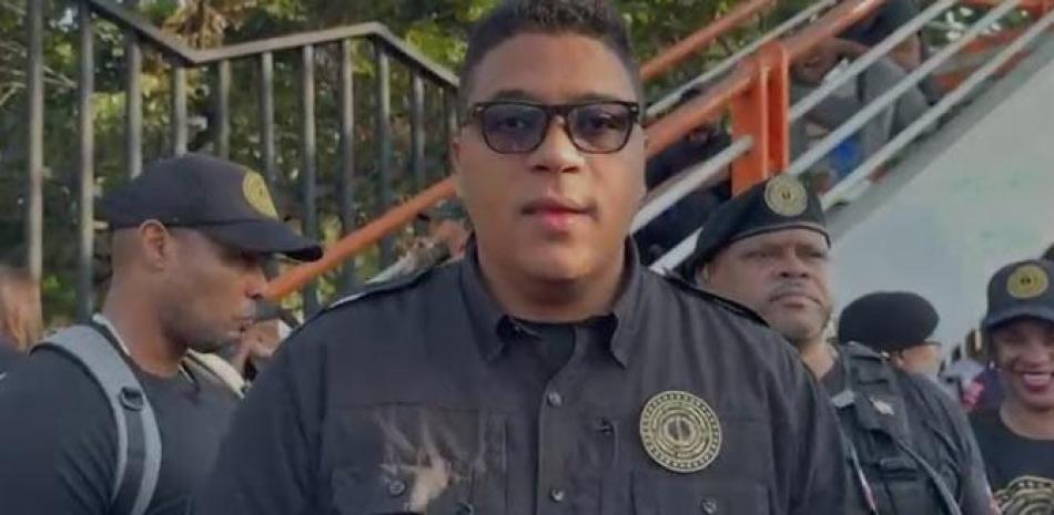 Ángelo Vásquez, dirigente de la Antigua Orden Dominicana