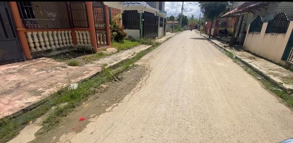 Calle del municipio de Pimentel, provincia Duarte
