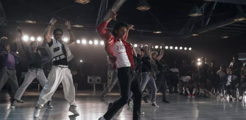 Jaafar Jackson, en el papel de Michael Jackson, su tío, la película biográfica dedicada a la trayectoria del Rey del Pop, estrenado el 22 de abril de 2026.
