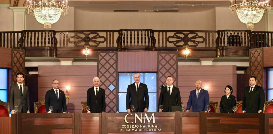 El presidente Luis Abinader encabezó la reunión del CNM donde se evaluaron siete jueces de la Suprema Corte.