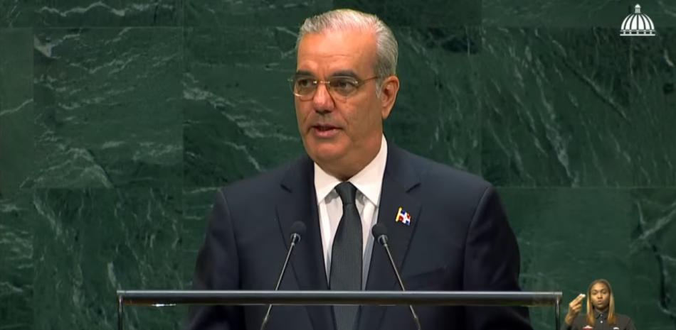 El presidente Luis Abinader en la ONU