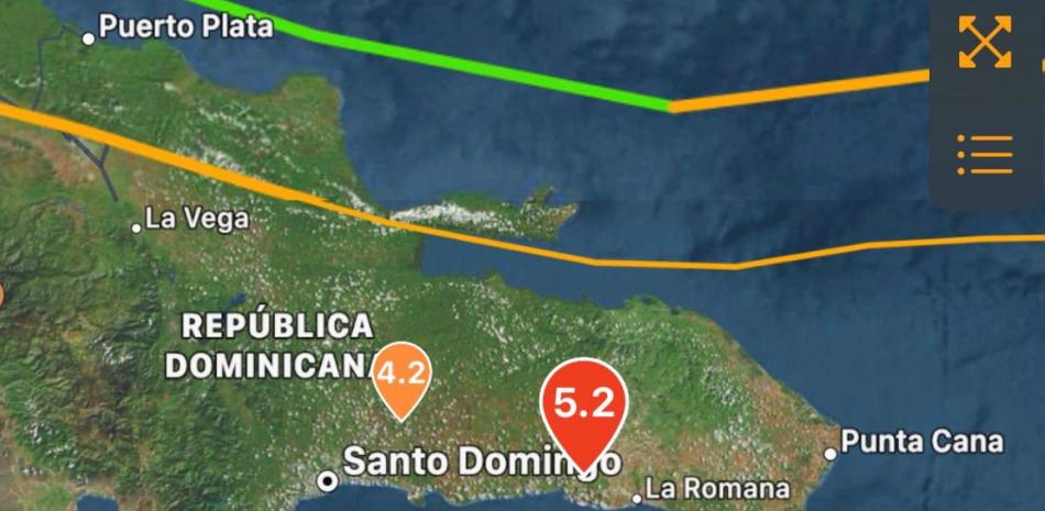 Sismos registrados el domingo 27 de septiembre en RD.