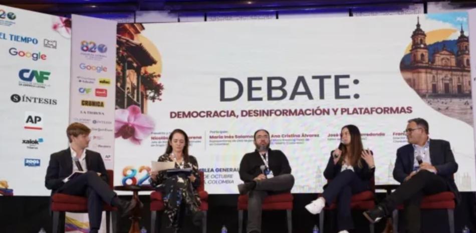 La Sociedad Interamericana de Prensa (SIP) está celebrando su Asamblea General en Bogotá, Colombia.