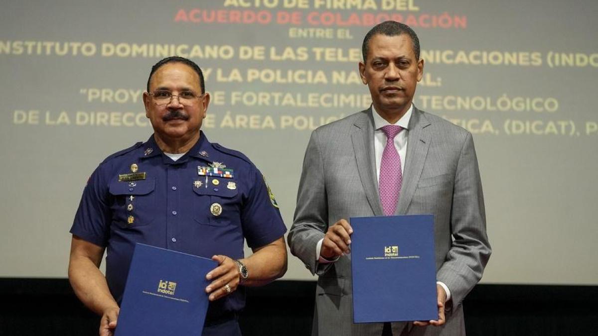 Indotel y Dicat firman acuerdo para fortalecer la investigación de delitos tecnológicos
