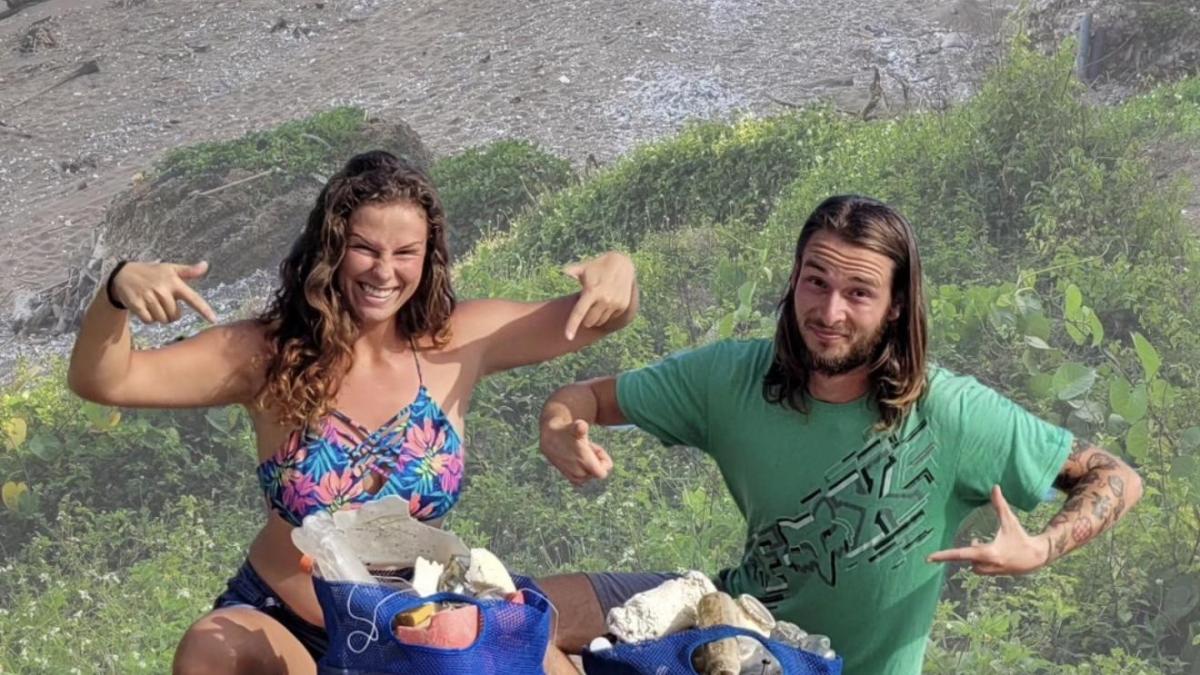 Pareja de ambientalistas denuncia robo de pertenencias durante jornada de limpieza en RD