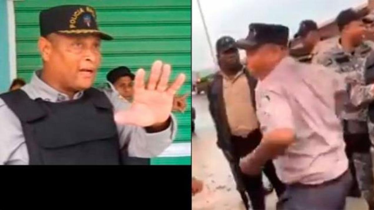 Ministerio Público interroga al coronel Fausto Madé Ramírez por agresión a joven en Los Mina